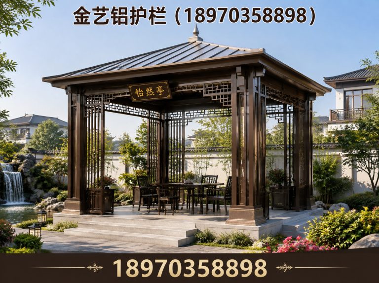 铅山县铝合金护栏展示图